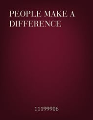 People Make a Difference Instrumental Parts choral sheet music cover Thumbnail